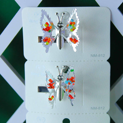 M42 Colorful Bead Dynamic Butterfly Duck Clips