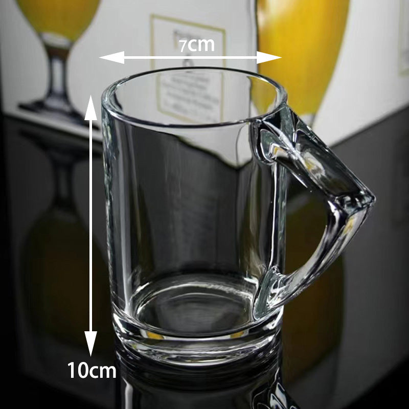 Model ZLB01 Glass Handle Cup (Amber - Ash Color) M.17