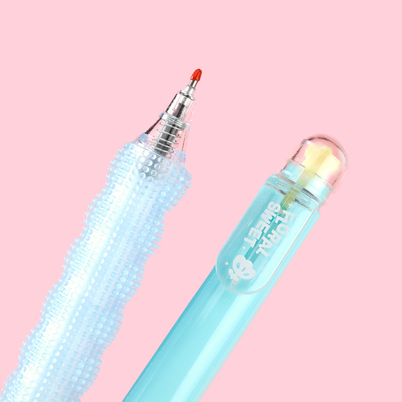 Bolígrafos para niños pequeños (6 unidades, punta redondeada de 0,5 mm, tinta lavable, M.82)