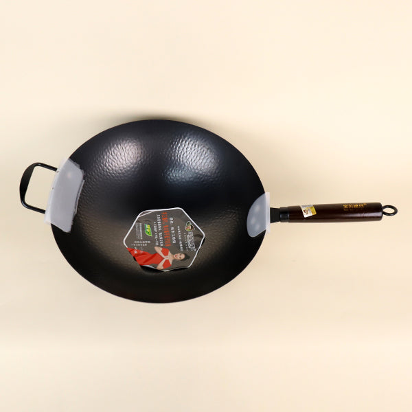 36cm Handmade Round-Bottom Iron Pot M.61 JPDB