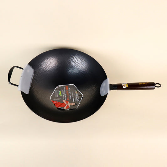 36cm Handmade Round-Bottom Iron Pot M.61 JPDB