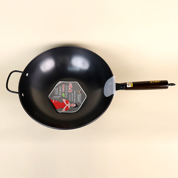 34cm Logwood Nitrided Flat-Bottomed Pan M.61 JPDB