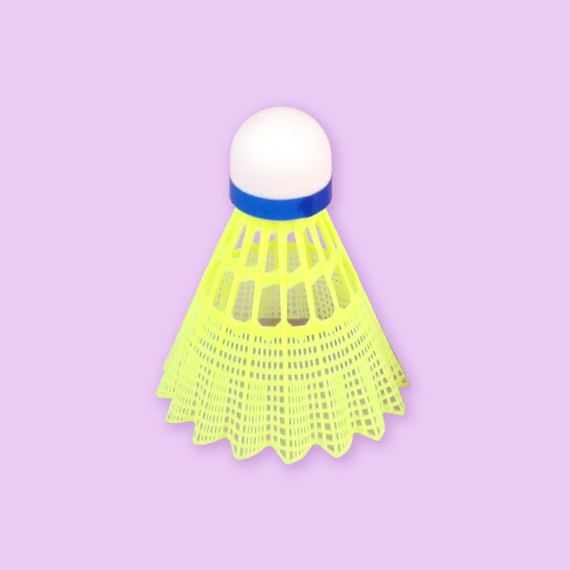 06 Outdoor Yellow Nylon Badminton Balls - 6-Pack Windproof Durable for Outdoor Training Beginners M.92 JPDB