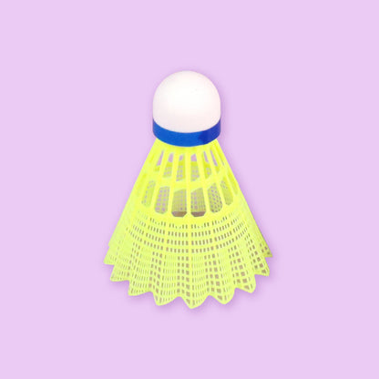 06 Outdoor Yellow Nylon Badminton Balls - 6-Pack Windproof Durable for Outdoor Training Beginners M.92 JPDB