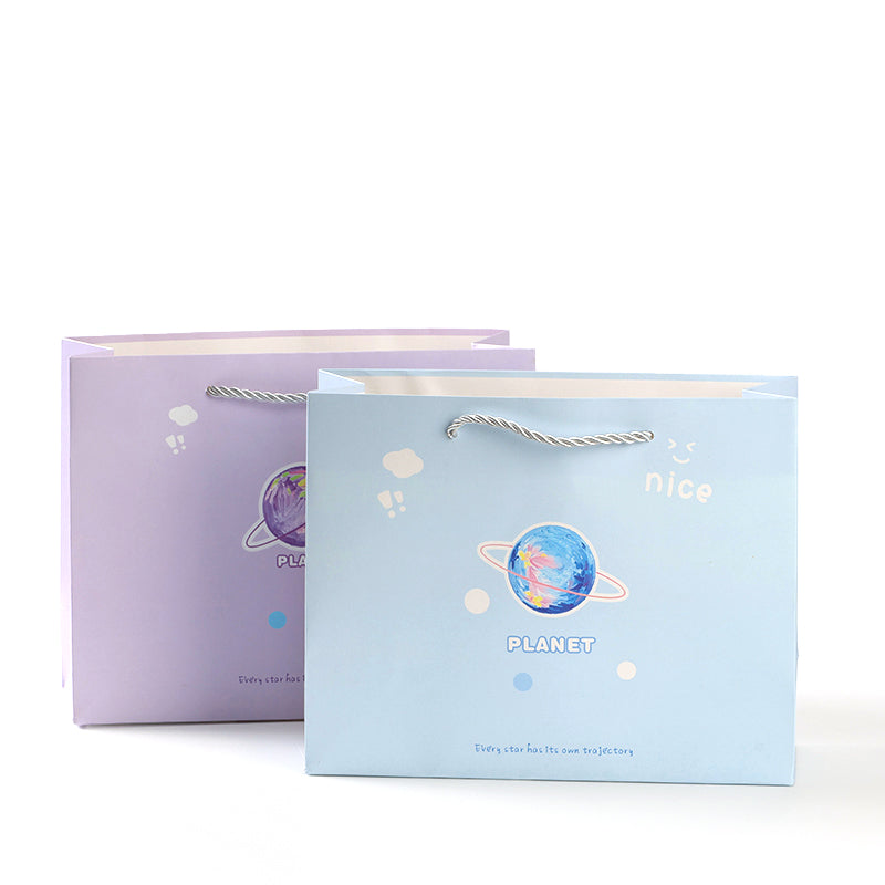 ST710-02 Bolsa de regalo mediana Planet Orbit (horizontal) 7,87 x 3,74 x 10,00 pulgadas 