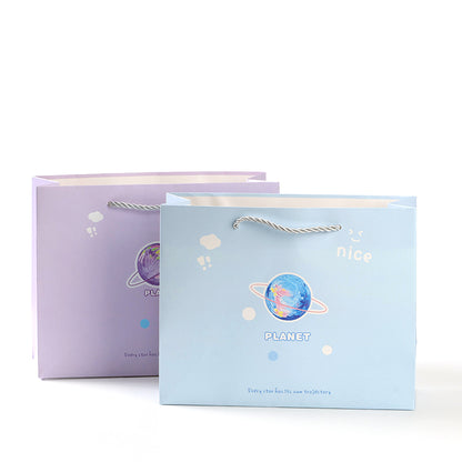 ST710-02 Bolsa de regalo mediana Planet Orbit (horizontal) 7,87 x 3,74 x 10,00 pulgadas 