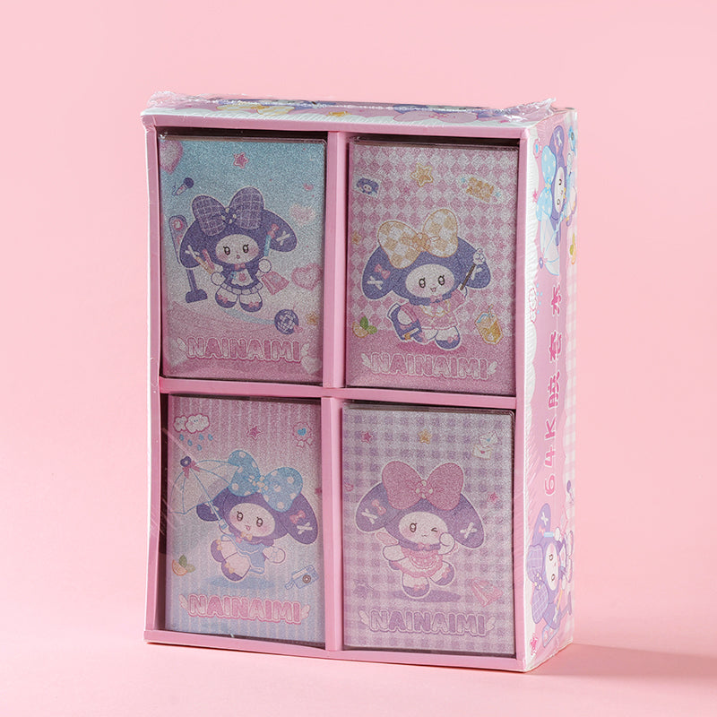 XX-64033 Nainaimee Glitter Glue-Bound Notebook 100 Pages Sparkle Cover School Office M.81