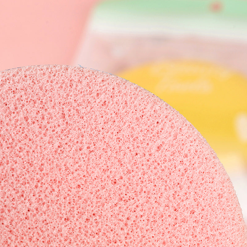 0017 Esponja limpiadora facial de doble uso, tamaño grande, M.50 