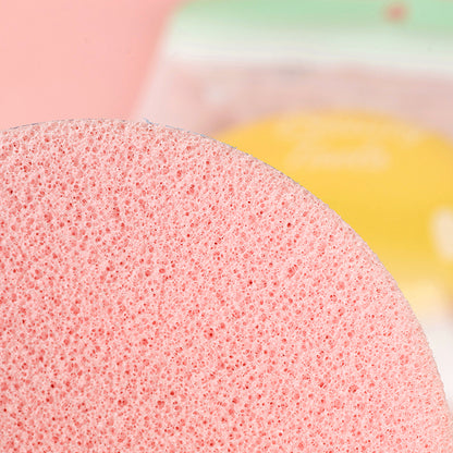 0017 Esponja limpiadora facial de doble uso, tamaño grande, M.50 