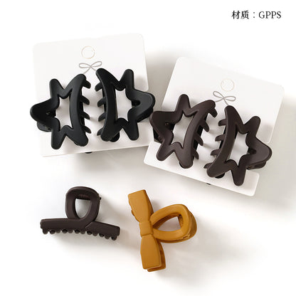 M42 Boxed Milk Tea Color Matte Medium-Sized Claw for Styling