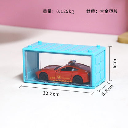 8051A Alloy Pull-back Sports Car with Opening Doors M.03 JPDB