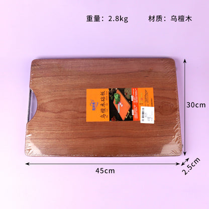 Tabla de cortar de madera de cebra (45 x 30 x 2,5 cm) M.69 JPDB 