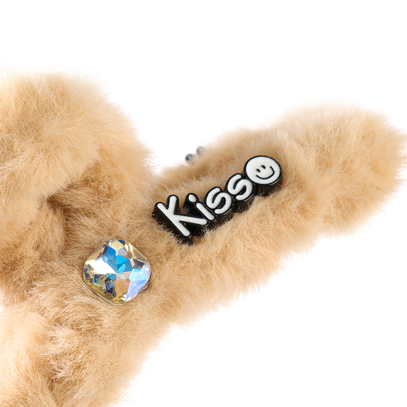 M42 4.3 Inch Furry Big Paw with Alphabet Zircon