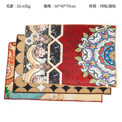 50*80 crystal velvet door mat (color and pattern random) M.28