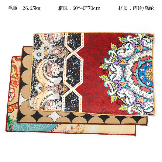 50*80 crystal velvet door mat (color and pattern random) M.28