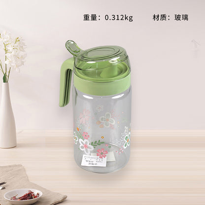 XB - 1167 Large High Borosilicate Glass Olive Oil Dispenser M.69 JPDB