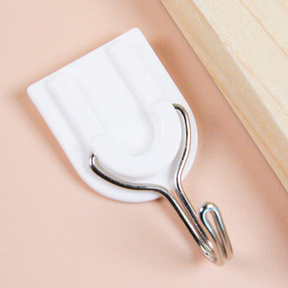 Qiaoxiaoya Model 9101 Adhesive Hooks - 9 Pcs U-Shaped Type M.16