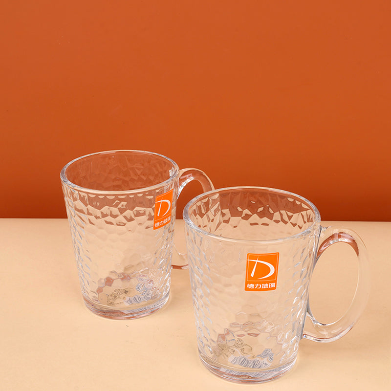 DeliModel TZ2829A Glass Handle Cup (300ML Beer Cup) M.17