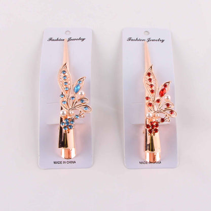 M42 Pearl and Rhinestone Claw Clip