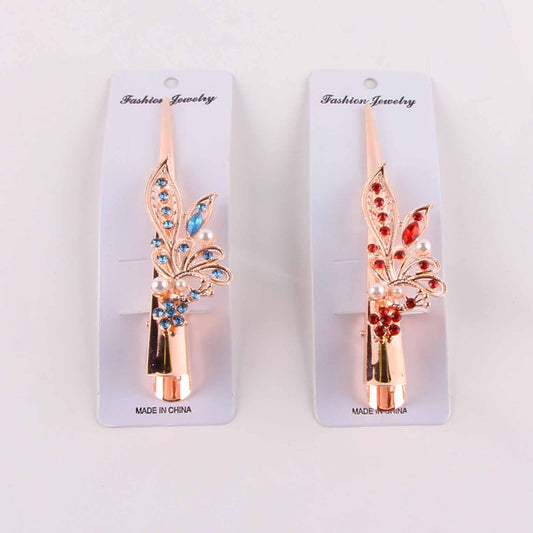 M42 Pearl and Rhinestone Claw Clip