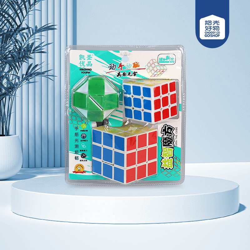 K - 372 3 - Piece Magic Cube Set M.07 JPDB