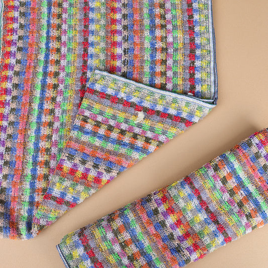 30*70 colored stripe towel M.25
