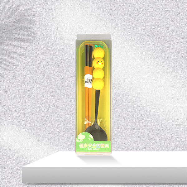 Fruit - themed Stackable Spoon and Chopsticks Tableware Set M.66 JPDB