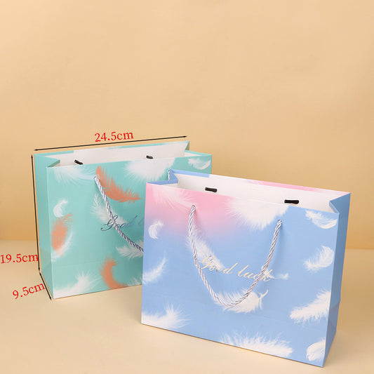 XX-6125 Ribbon Medium Gift Bag (24.5*19.5*9.5 horizontally) M24 M.73