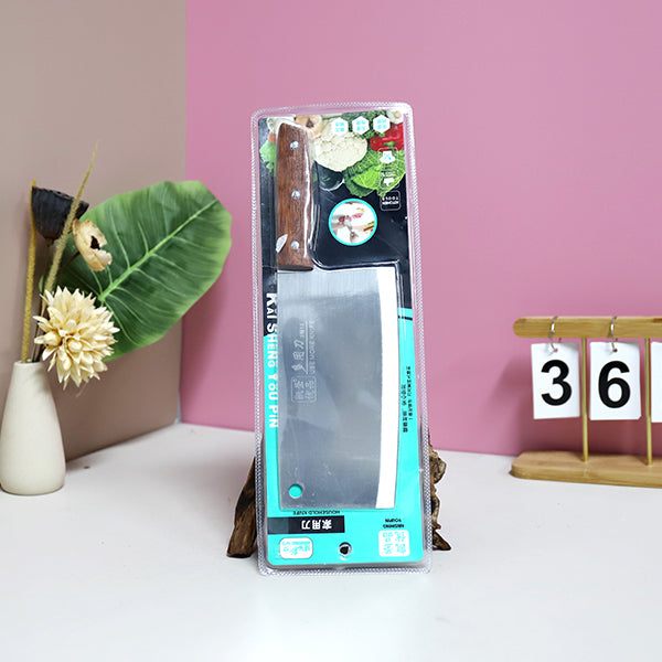 Model K - 804 - 801 Wooden - Handled Kitchen Knife（Item Y - 347）M.62 JPDB