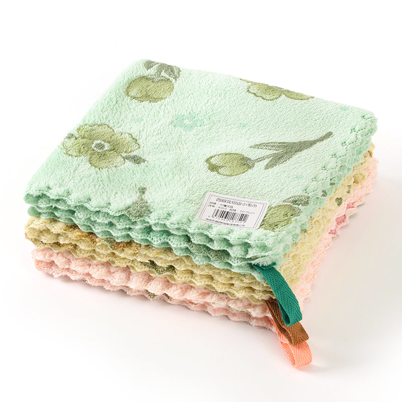 8350 Four-Petal Flower Scarf (35*35) M.22