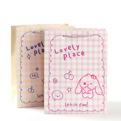 ST511-08 Large Hugging Bunny Gift Bag (Vertical 25*11.5*33 M24 M.73