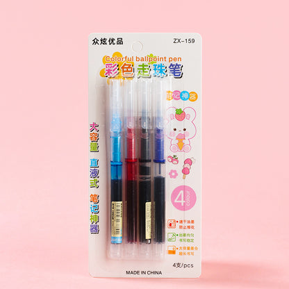 ZX-159 Four Gel Pens (Assorted Colors) M82