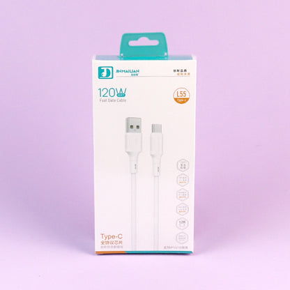 1.2m 120W Ultra-soft Frost-resistant Data Cable - Model L55 (Huawei Compatible) A12 JPDB