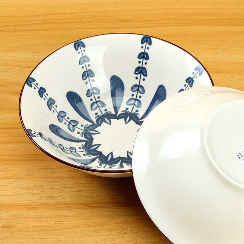 7-inch Dou Bowl with Four-Flower Pattern (Random Flower Design) M.66 JPDB