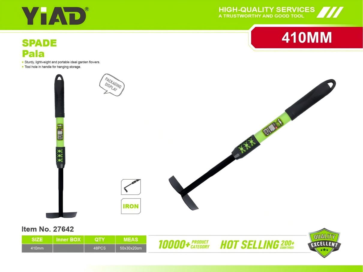 Hoe with iron handle and rubber sleeve M.33