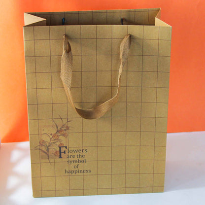 Large-sized cowhide printed gift bag (vertical) - random M24 M.73
