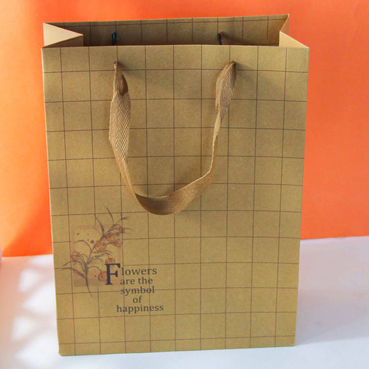 Large-sized cowhide printed gift bag (vertical) - random M24 M.73