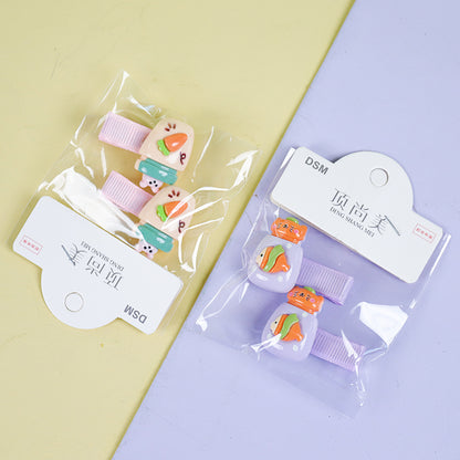 M42 Long Strip Cartoon Cup Pair Duck Clips