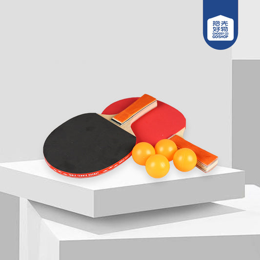 Ouliy LY-5416 Table Tennis Racket - 5-Ply Wooden Blade Double-Sided Rubber for Beginners M.92 JPDB