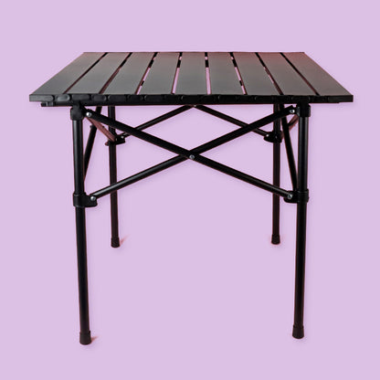 Mesa plegable cuadrada portátil para exteriores (patas redondas) 20,87 x 19,69 (colores variables) M.91 JPDB 