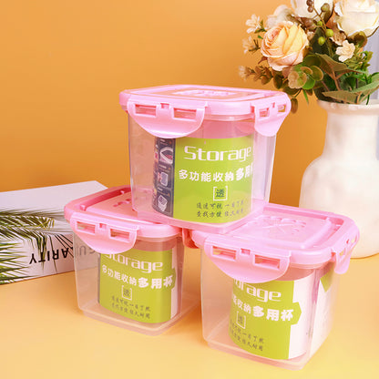 Chuansheng 7171 Multi-Functional Storage Cup 650ml Food-Grade PP Water Cup Organizer M.67