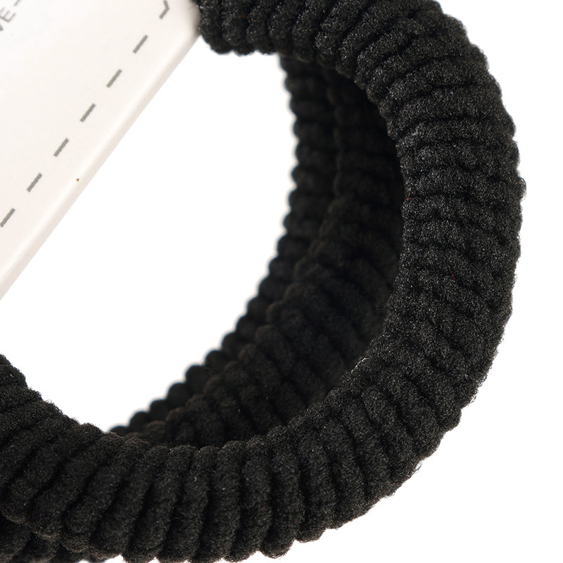 M42 3 Black Vertical Striped Hair Ties