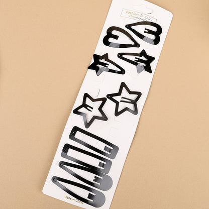 M42 Five Pairs of Black Stylized BB Clips in a Bag