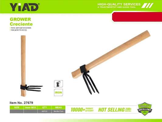 Three-claw with square wooden handle M.33