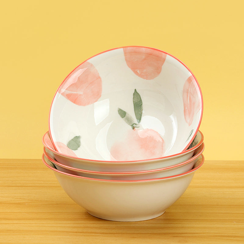 6-inch Mingxin Dou Bowl (Peach Pattern) M.66 JPDB
