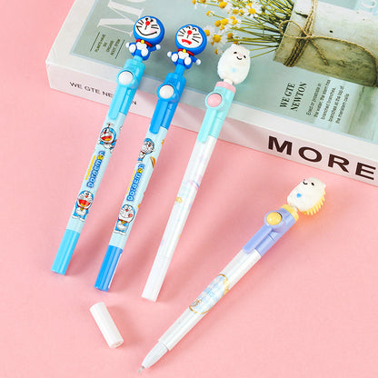 Adorable Cartoon Rotating Gel Pens (Mixed Styles)! These pens are not only fun - looking but also offer a unique writing experience. They're a great choice for adding a touch of playfulness to your daily writing. M.82