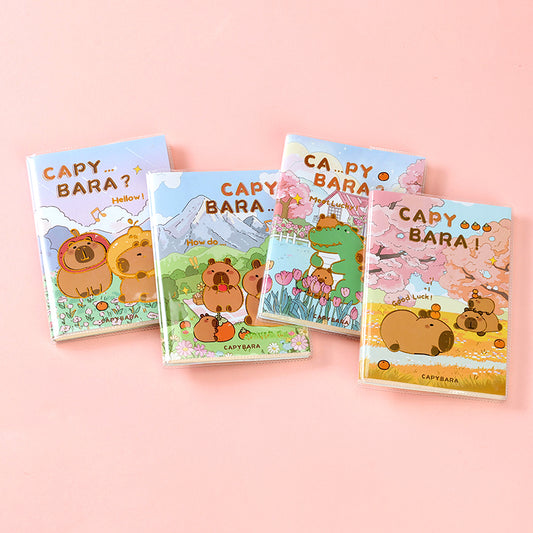 7550 Cartoon Gilded Glue-Bound Notebook (48k) Portable Kids School Supplies Cute Design M.81