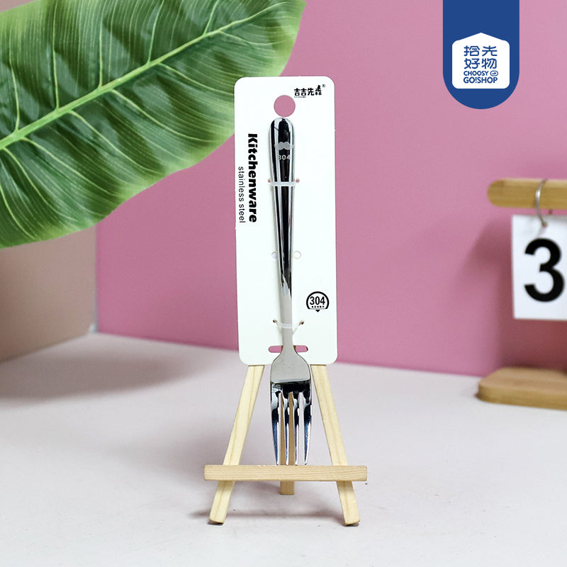 0286 304 Cuchara-tenedor china n.° 2 de acero inoxidable M.66 JPDB 