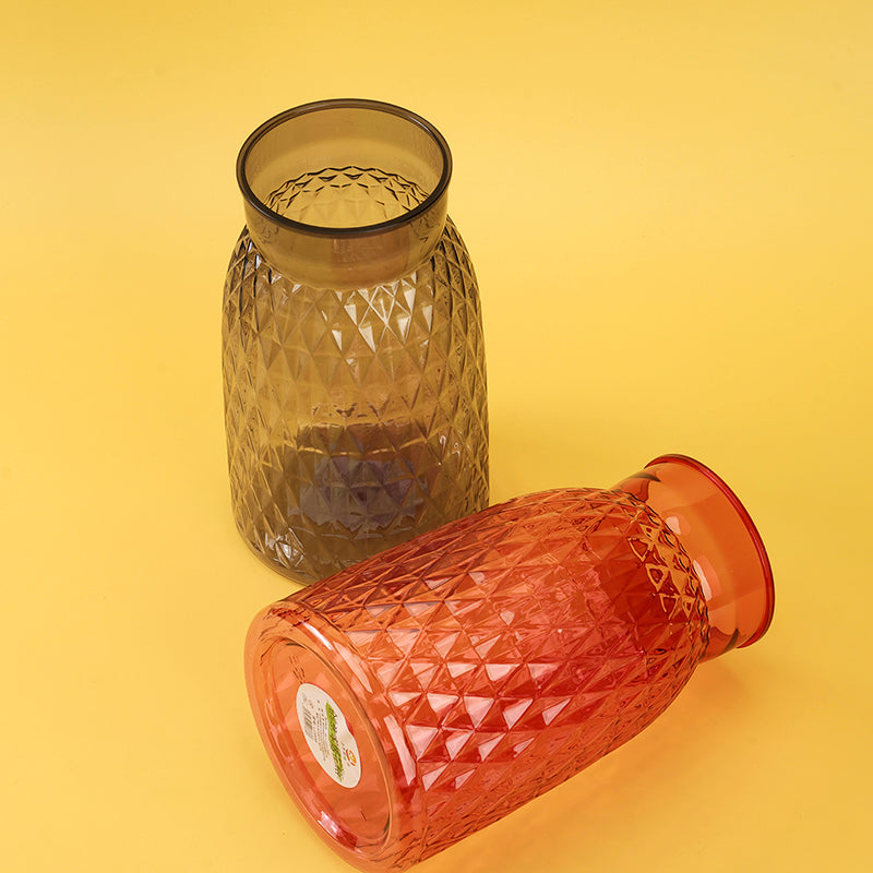 Plastic Vase - Pineapple Rhombus  M.12