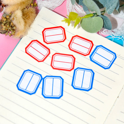 Xiaoxue Label Paper 4 Pieces Per Row 50*30mm 70g Waterproof 1000 Sheets/Roll for Office M.81